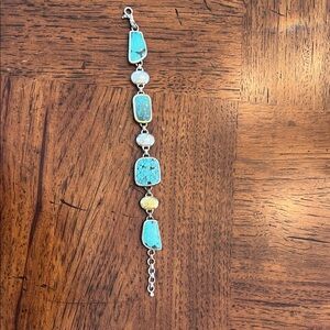 Turquoise and Silver Bracelet